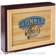 Spinner The Game of Wild Dominoes Wooden Box B079395TH1